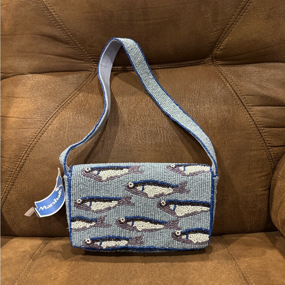 VIRAL Marshalls Sardine Beaded Bag